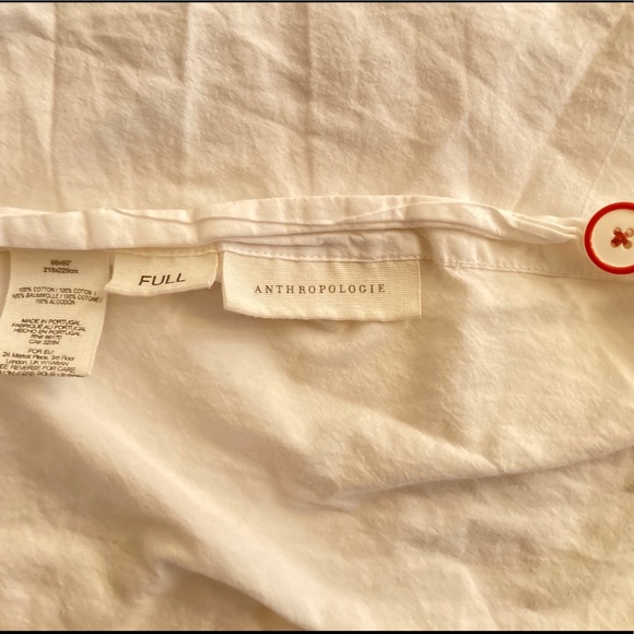 SALE! Percale Betsy Duvet Cover from Anthropologie - Picture 2 of 4